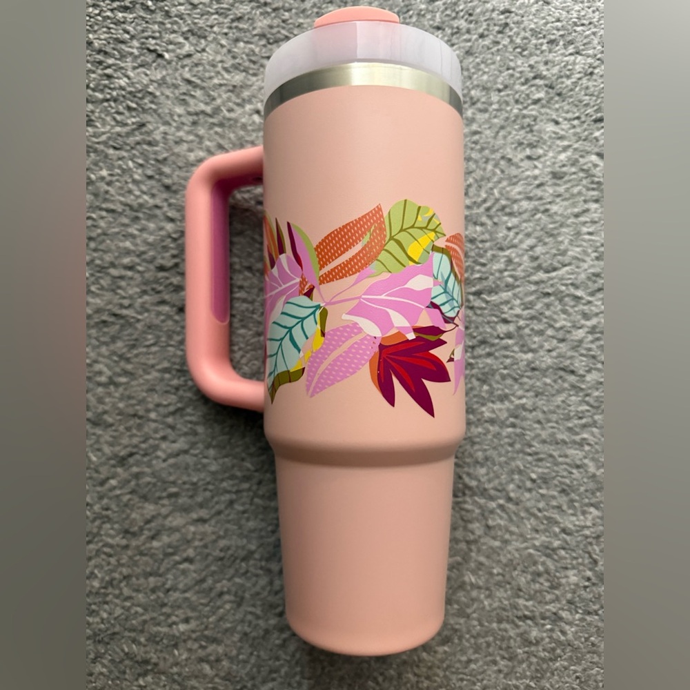 Stanley Pink Floral Insulated Mug - Picture 2 of 5